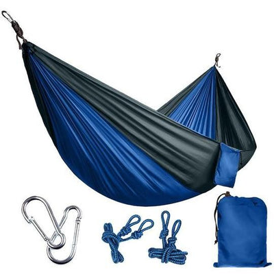 Hamaca de Camping Portátil - Hamaca Doble de Paracaídas para Aventuras al Aire Libre - Image 26
