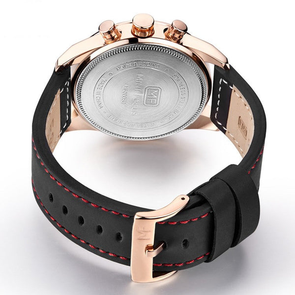 Reloj de Cuarzo para Hombre con Diseño de Tres Esferas