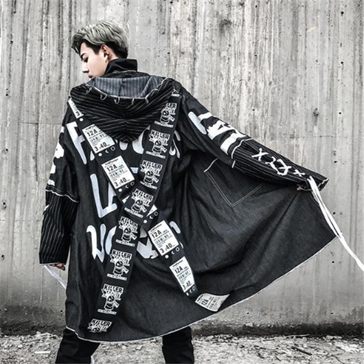 Abrigo Hip Hop Urbano Negro - Image 8