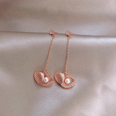 Aretes de Plata 925 con Perla - Diseño Largo y Elegante - Image 47