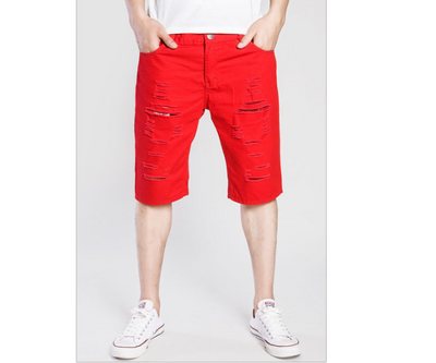 Shorts Casuales Desgastados para Hombre - Image 6