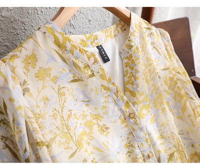 Vestido Floral de Gasa Francesa - Image 49