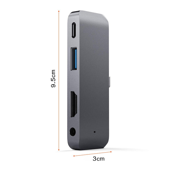 Hub USB-C Multifunción para iPad Pro con HDMI, Audio 3.5mm y Carga PD