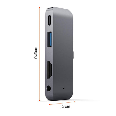 Hub USB-C Multifunción para iPad Pro con HDMI, Audio 3.5mm y Carga PD