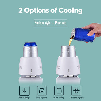 Enfriador Portátil de Bebidas con Refrigeración Electrónica Instantánea - Image 5