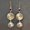 Aretes de Perla Moneda