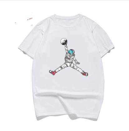 Playera Astronauta Hip Hop Slam Dunk Unisex - Estilo Harajuku Casual - Image 6