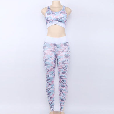Conjunto Deportivo Camuflaje 2 Piezas: Sujetador Deportivo Mesh y Leggings Fitness - Image 10
