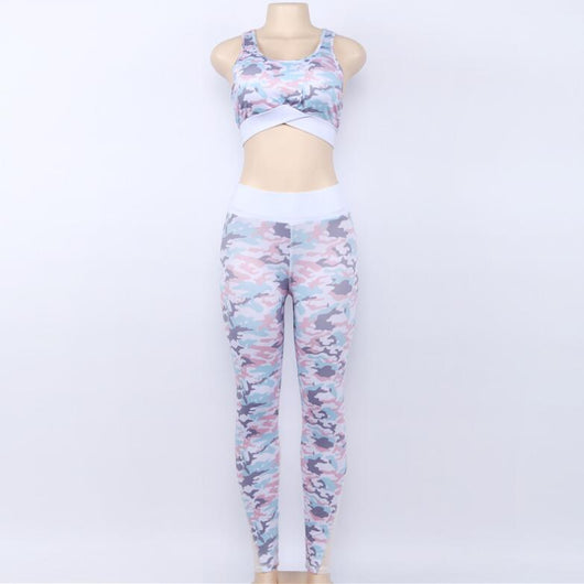 Conjunto Deportivo Camuflaje 2 Piezas: Sujetador Deportivo Mesh y Leggings Fitness - Image 10