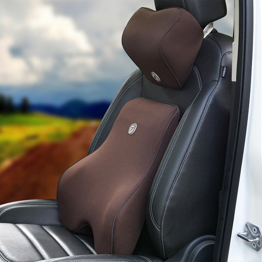 Cojín Lumbar de Espuma Viscoelástica para Auto - Soporte Ergonómico Universal