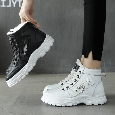 Botas Cortas de Terciopelo Cálidas para Nieve con Forro de Algodón - Image 3