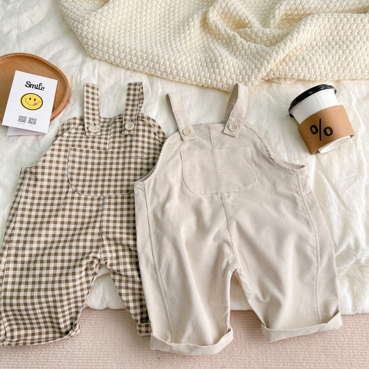 Pantalones de Pana a Cuadros para Niños Pequeños - Image 12
