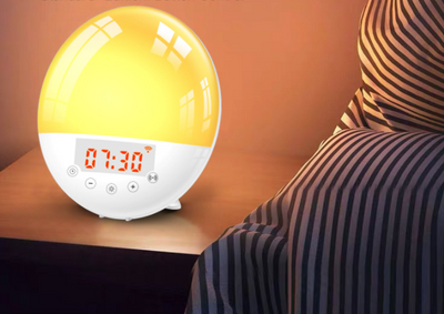 Lámpara Despertador Inteligente WiFi con Simulación de Amanecer y Carga Inalámbrica - Image 7