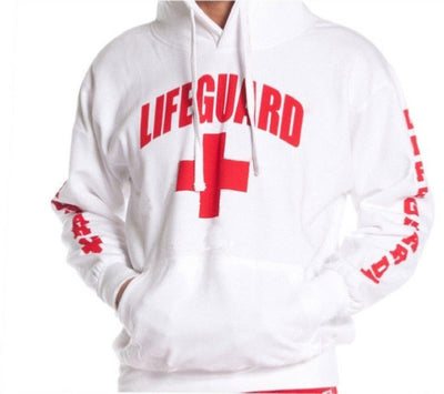 Sudadera Hoodie Salvavidas con Estampado Lateral Rojo - Image 10
