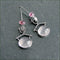 Aretes de Calcedonia y Amatista