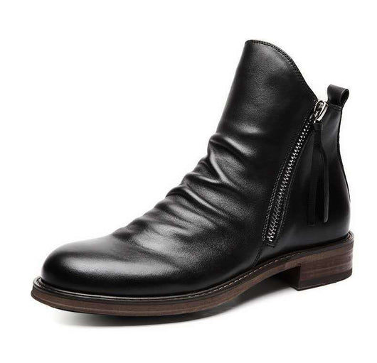Botas de Cuero Altas para Hombre - Estilo para Todas las Estaciones - Image 2