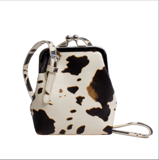 Bolsa Mensajera Portátil Vaca Linda para Mujer - Image 7