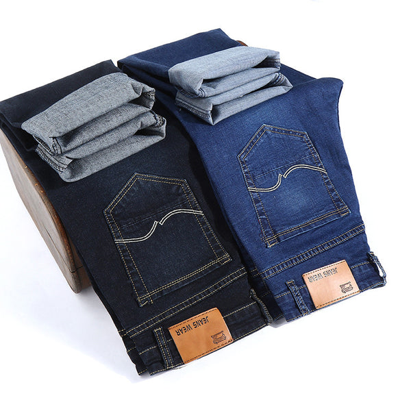Pantalones Vaqueros Stretch Slim Straight para Hombre