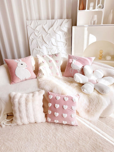 Funda de Cojín Sofá Princesa Minimalista para Sala de Estar - Image 9