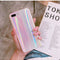 Funda para Teléfono con Láser Arcoíris Blanco