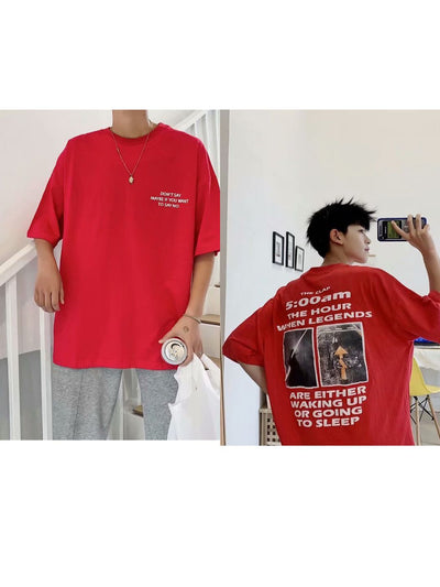 Camiseta de Manga Cinco Puntos Hip-Hop - Image 23
