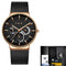 Reloj de Moda Impermeable Ultra Delgado con Malla de 6 Pines