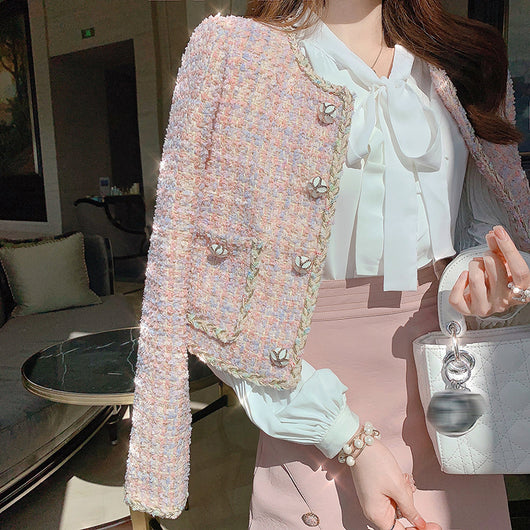 Chaqueta Corta de Manga Larga Elegante para Mujer - Image 13