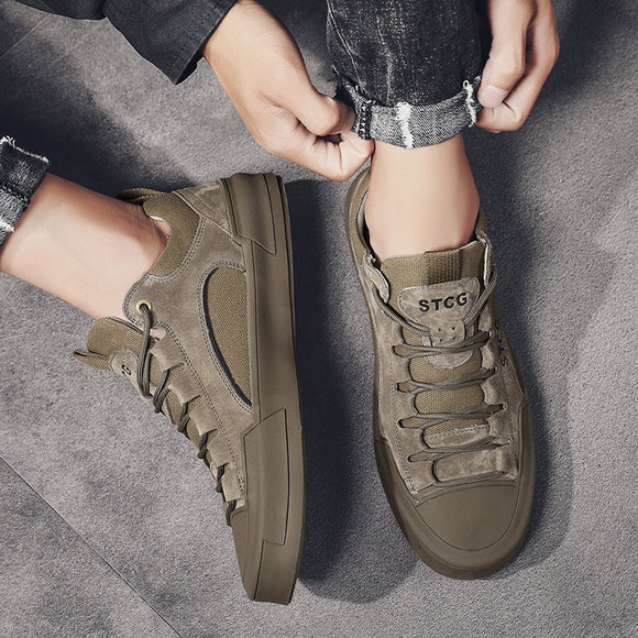 Zapatillas Deportivas Personalizadas Ligeras para Hombre - Diseño Bajo con Cordones