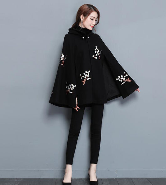 Capa Chal Floral Bordado para Mujer - Elegancia y Confort - Image 6