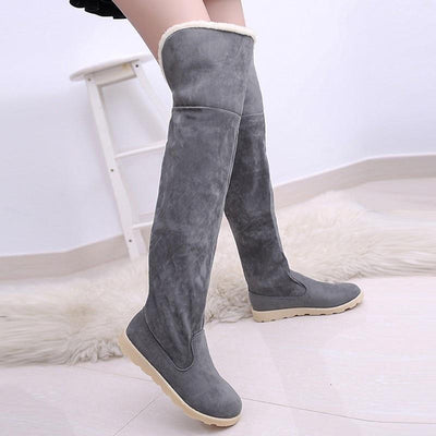 Botas de Nieve Altas Hasta la Rodilla con Forro de Piel Cálida - Image 4