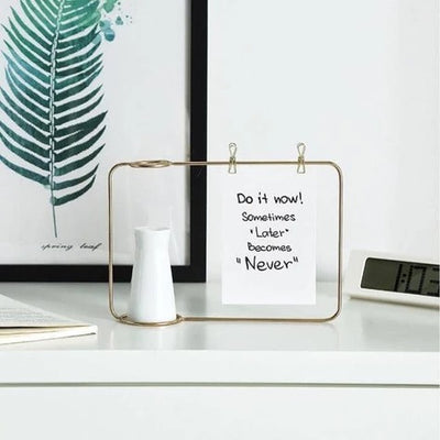 Soporte Moderno para Fotos y Postales con Pinzas - Decoración del Hogar - Image 5