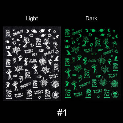 Adhesivo Luminoso para Uñas Halloween - Image 2