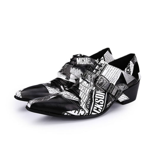 Zapatos Casuales de Cuero con Cordones y Plantilla Transpirable para Hombre