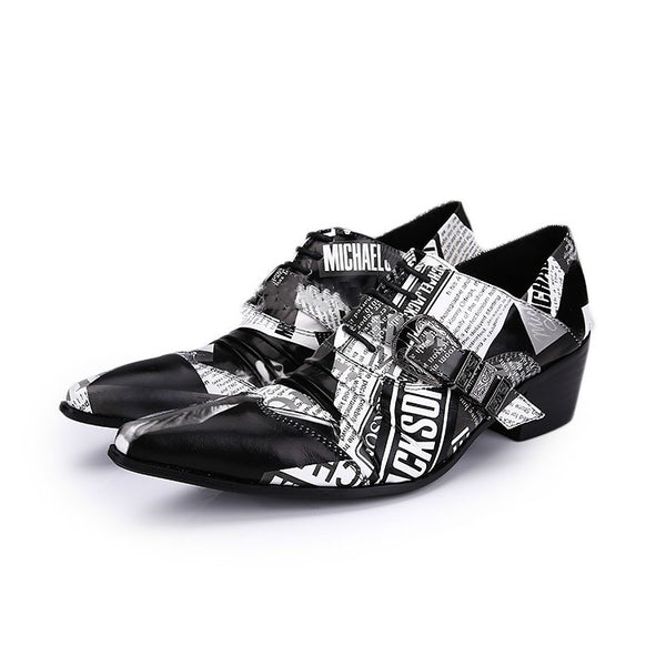 Zapatos Casuales de Cuero con Cordones y Plantilla Transpirable para Hombre