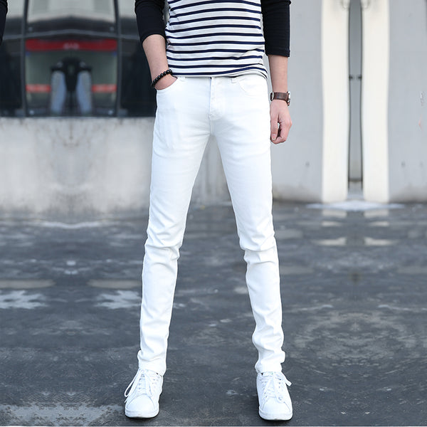 Pantalón Negro Slim Fit Casual de Largo Completo