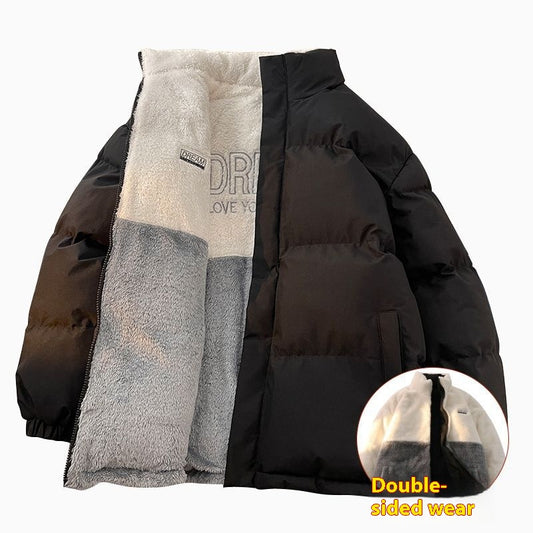 Abrigo Reversible de Algodón Grueso para Invierno - Image 2