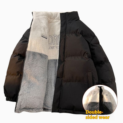 Abrigo Reversible de Algodón Grueso para Invierno - Image 2