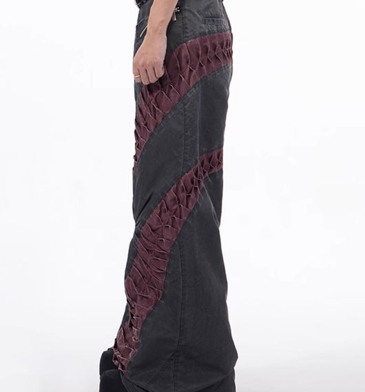 Pantalones Casuales Retro con Corte Tridimensional - Image 5