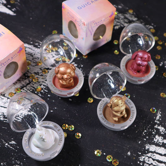 Paleta de Iluminadores Holográficos con Animales - Brillo y Shimmer - Image 3