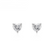 Small exquisite heart earrings