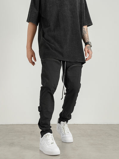 Pantalones Cargo con Bolsillos Amplios y Corte Ajustado - Image 3