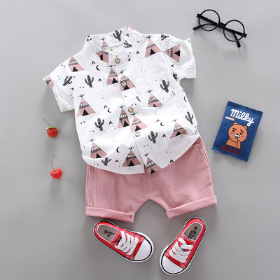 Conjunto de Camisa Triangular Manga Corta - Image 20
