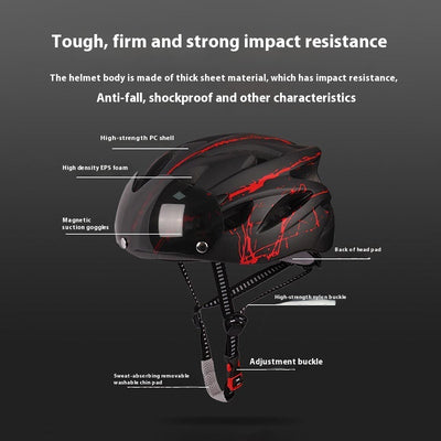 Gafas Magnéticas Deportivas para Motocicleta con Ventilación y Protección Antiaire - Image 3