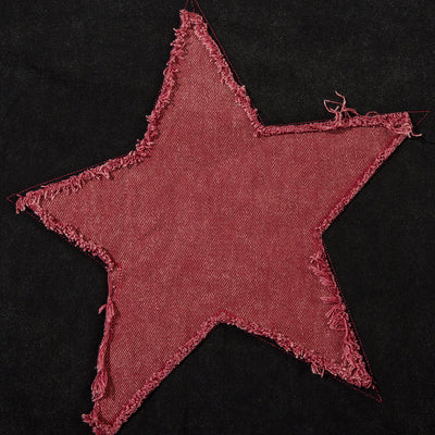 Playera Hombre Cuello Redondo Estrella de Cinco Puntas Manga Larga Oversize - Image 3
