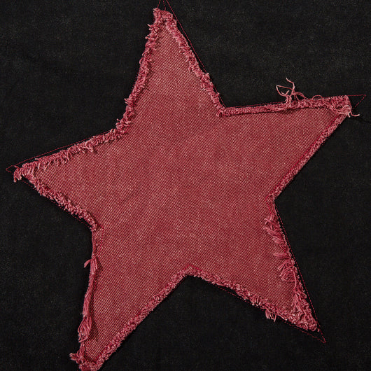 Playera Hombre Cuello Redondo Estrella de Cinco Puntas Manga Larga Oversize - Image 3
