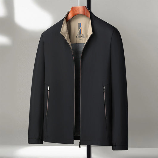 Chaqueta Ejecutiva de Cuello Alto para Primavera y Otoño - Image 2