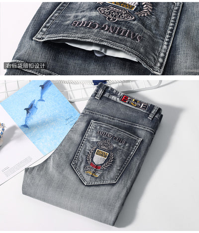 Jeans Rectos Holgados Talla Grande para Hombre - Corte Slim Moderno - Image 13