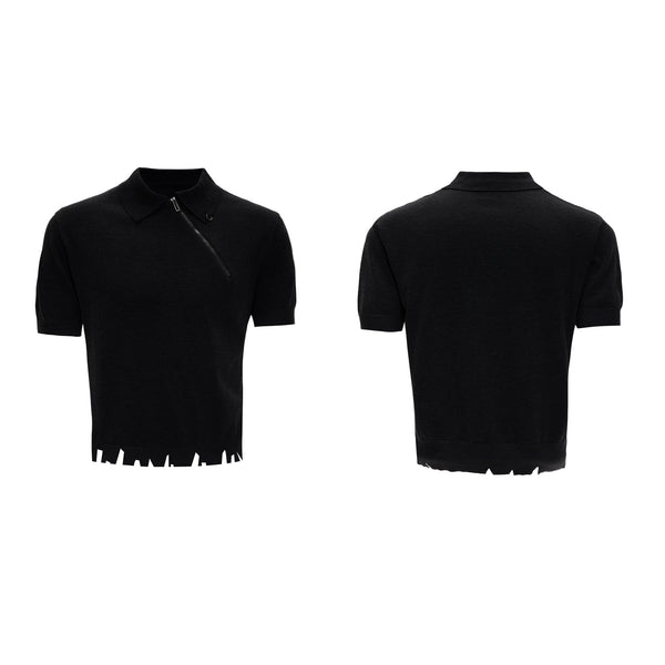 Polo Slim Fit con Efecto Frío y Cierre Oblicuo - Image 3