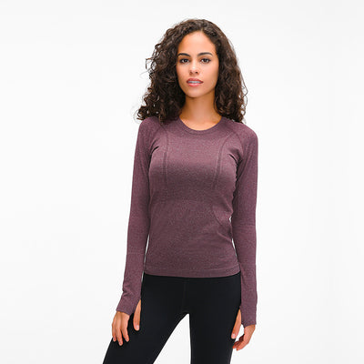 Playera Deportiva Mujer Cuello Redondo Ajustada y Transpirable - Image 22
