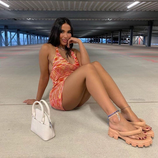 Sandalias Romanas con Plataforma Elevada para Mujer - Image 2